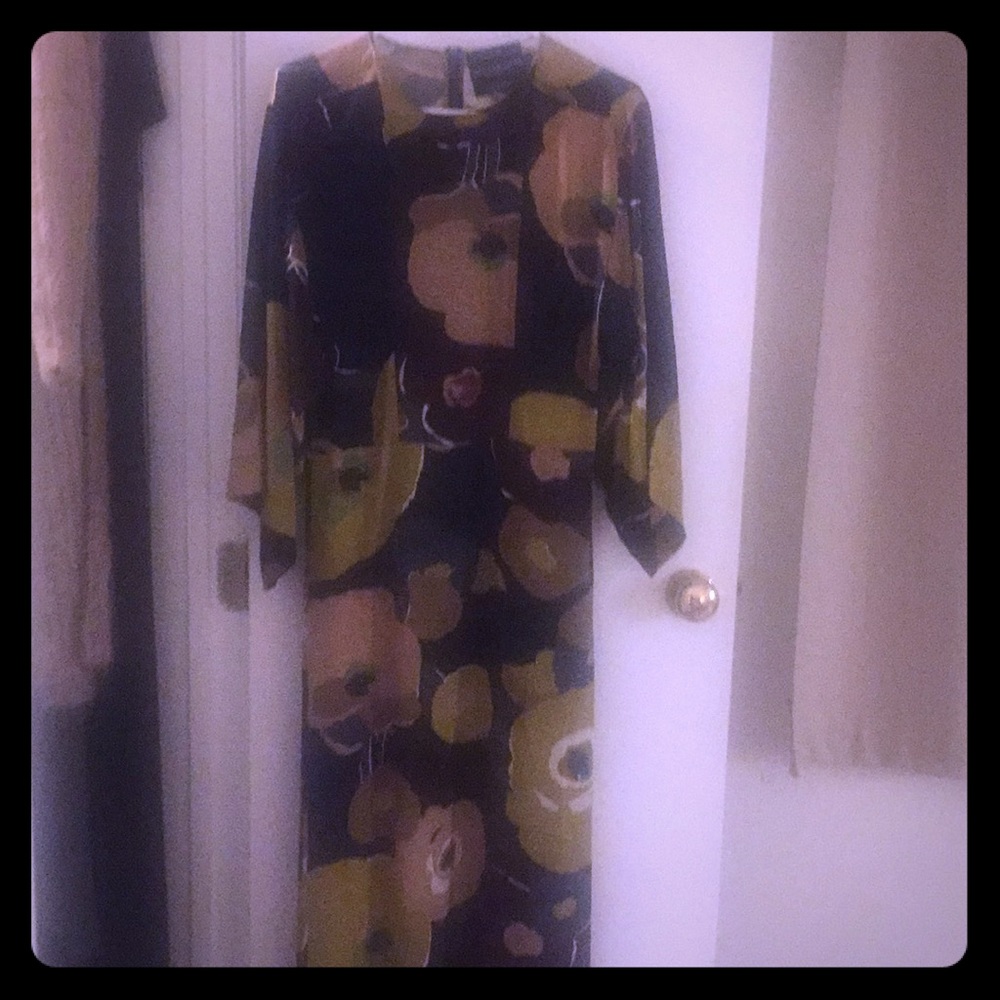 Modern floral dress